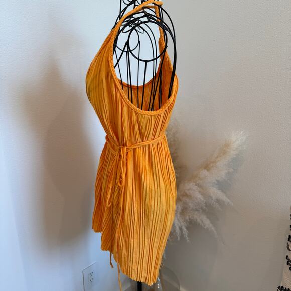 Anthropologie Pleated Braided Goddess Halter Flowy Tank Top Size S NEW - Picture 8 of 13